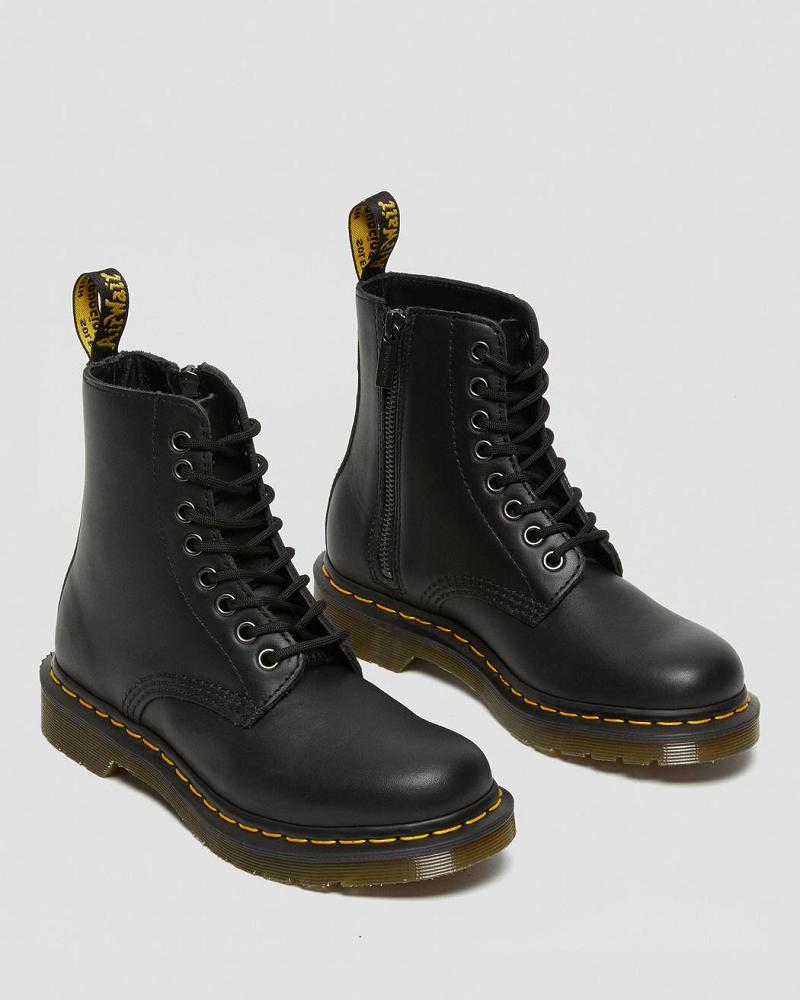 Women's Dr Martens 1460 Pascal Nappa Winter Boots Black | AU 289PJJ